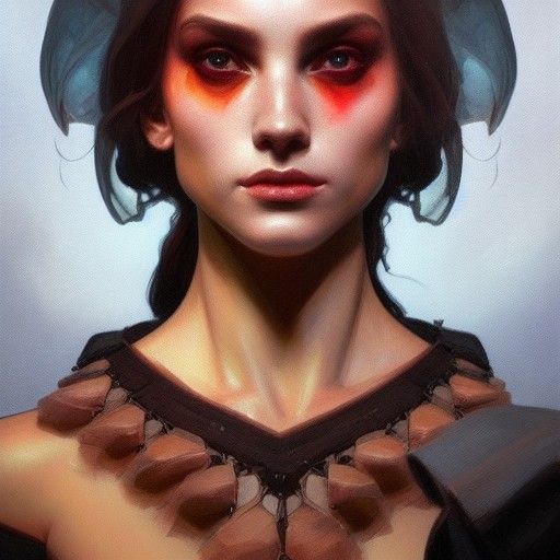 Detailed Portrait with Dynamic Lighting in 8k