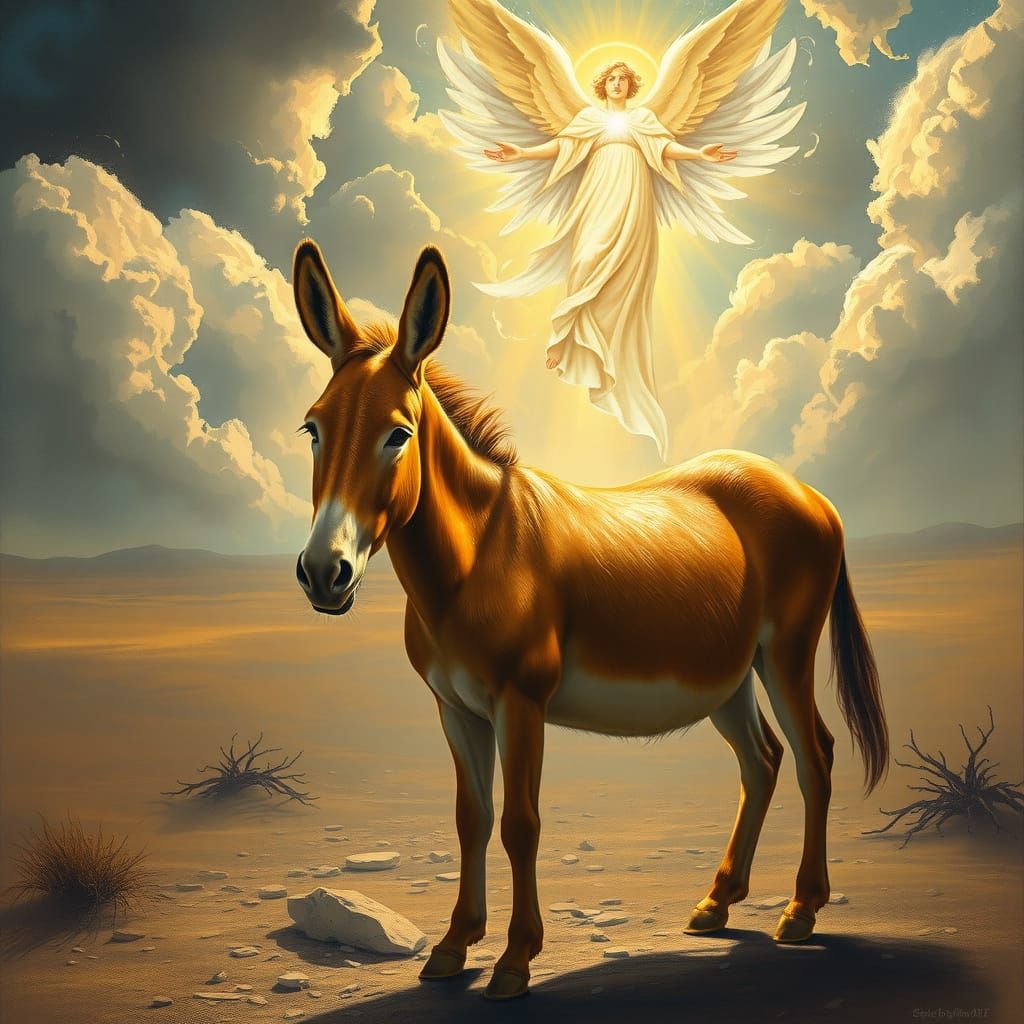 Angel of God Descends in Ethereal Glory