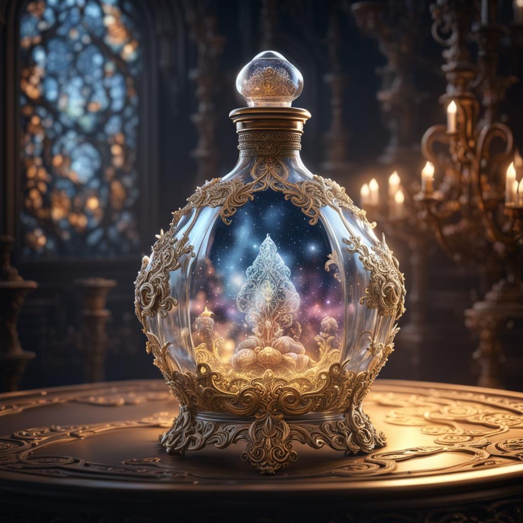 Ornate Crystal Bottle Captures a Soul