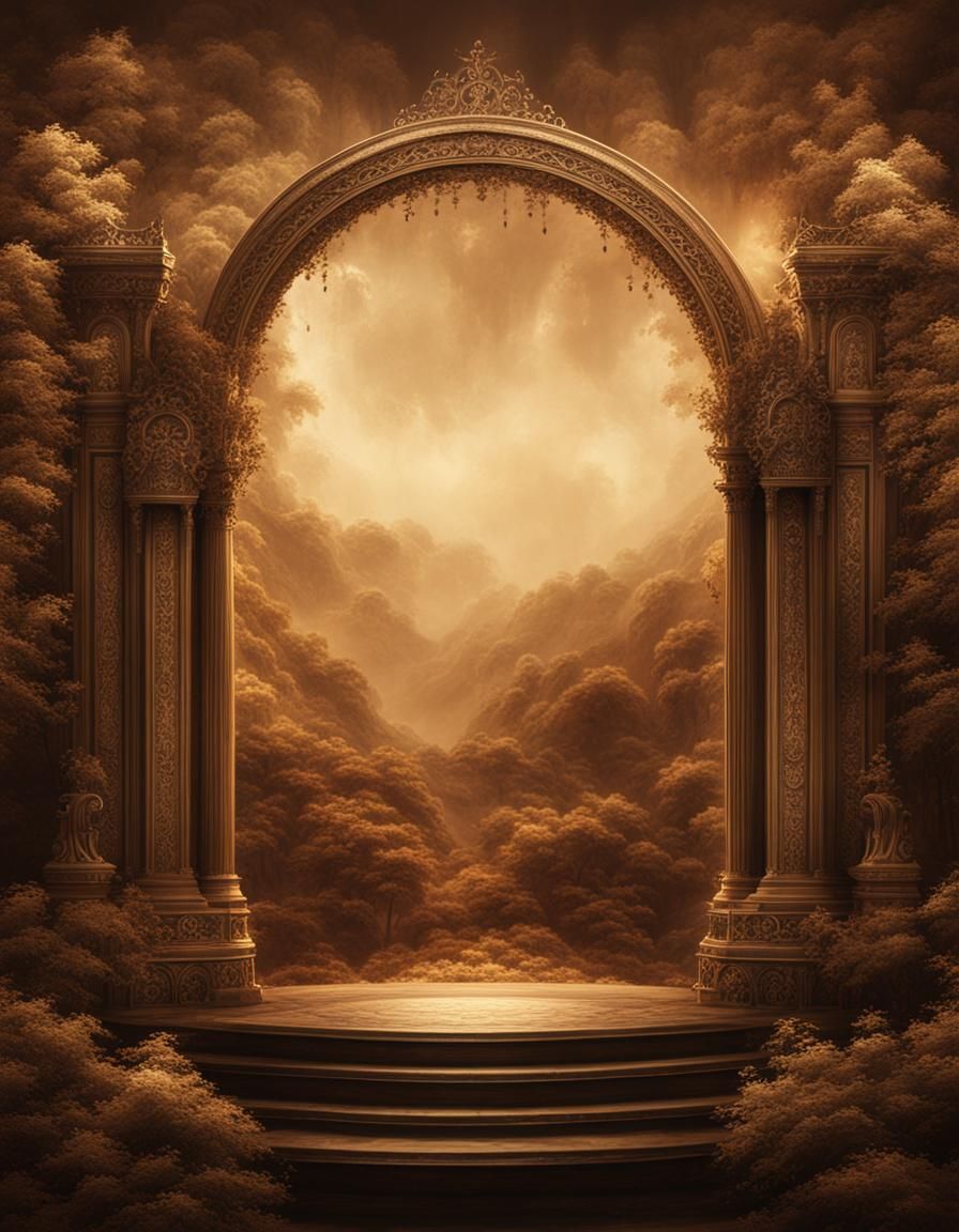 Vintage Sepia Background with Inspirational Words