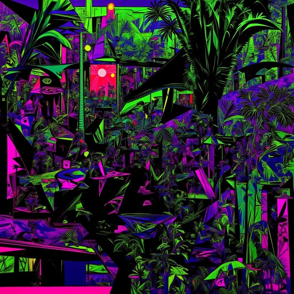 Glitch Portrait with Digital Artifacts