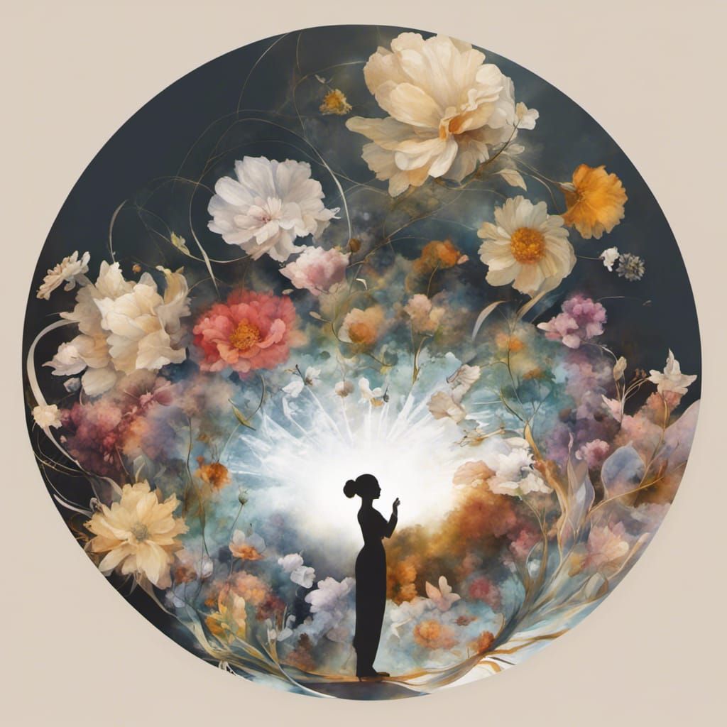 Shared Vision: Flowers Dancing in the Wind of Thought