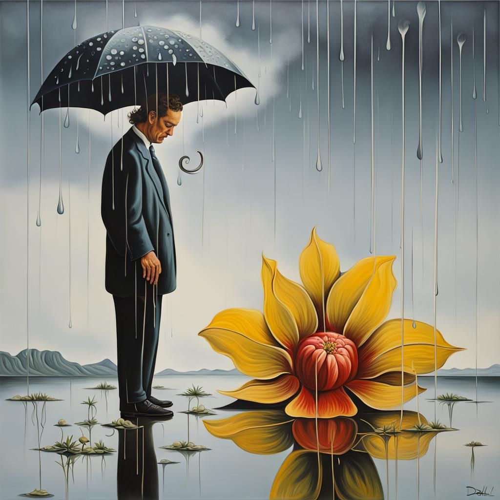 Quando il cielo piange, la terra vive.