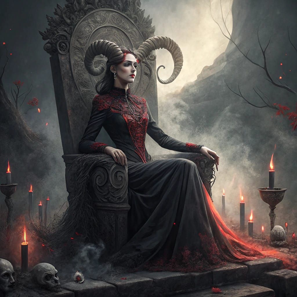 Gothic Goddess of Darkness Reigns Supreme