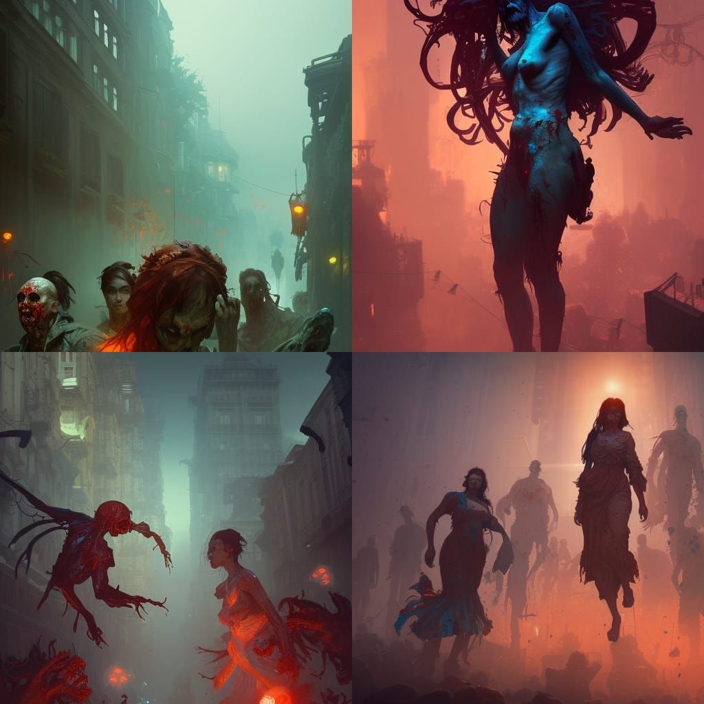 Zombies: Hyperdetailed Concept Art in Unreal Engine 5