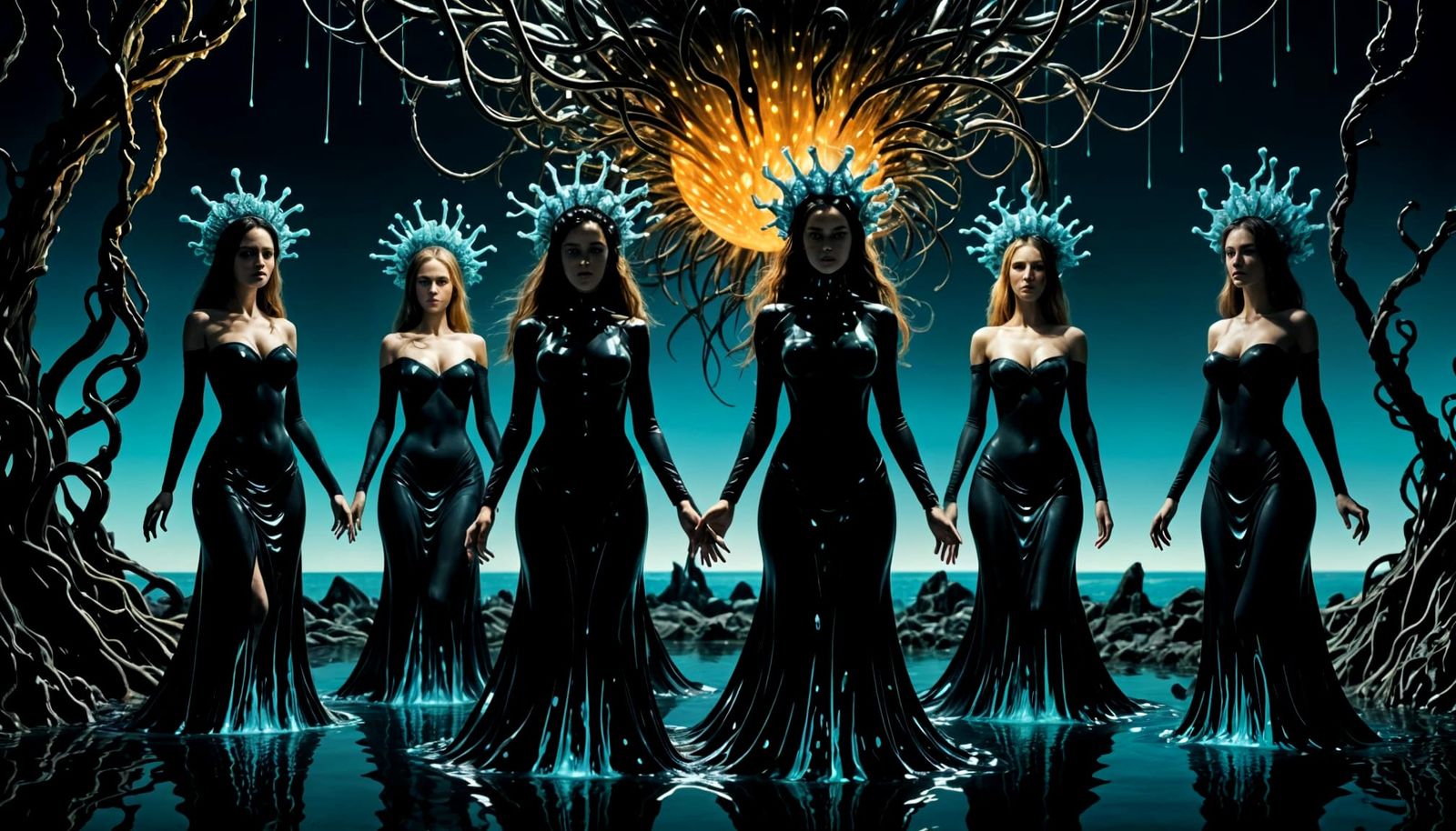 Beneath Dark Ocean Tesseract, Seven Seductive Sins Emerge