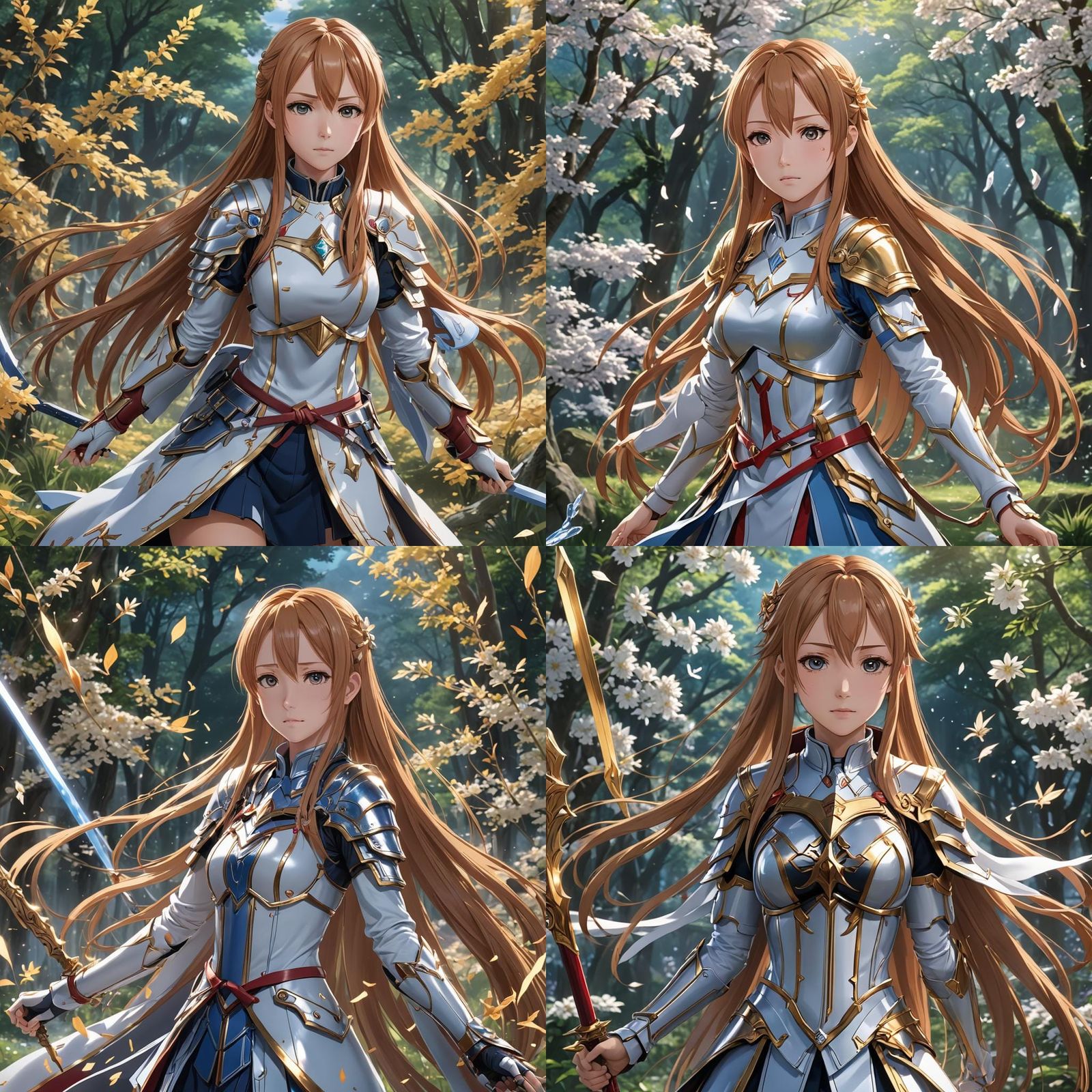 Asuna Yuuki in Alicization: 3D Anime Art