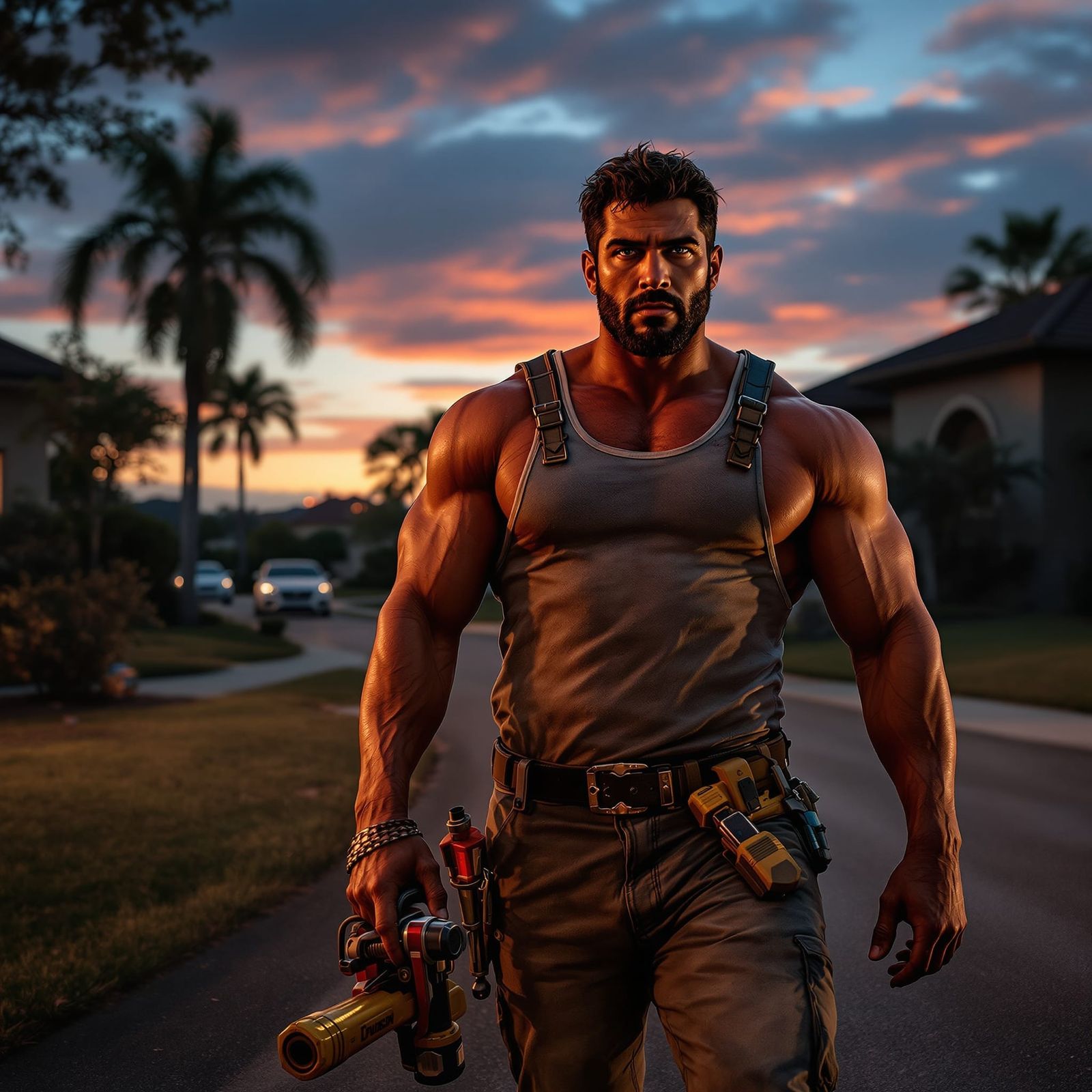 Plumber and Apprentice in Cinematic Lighting