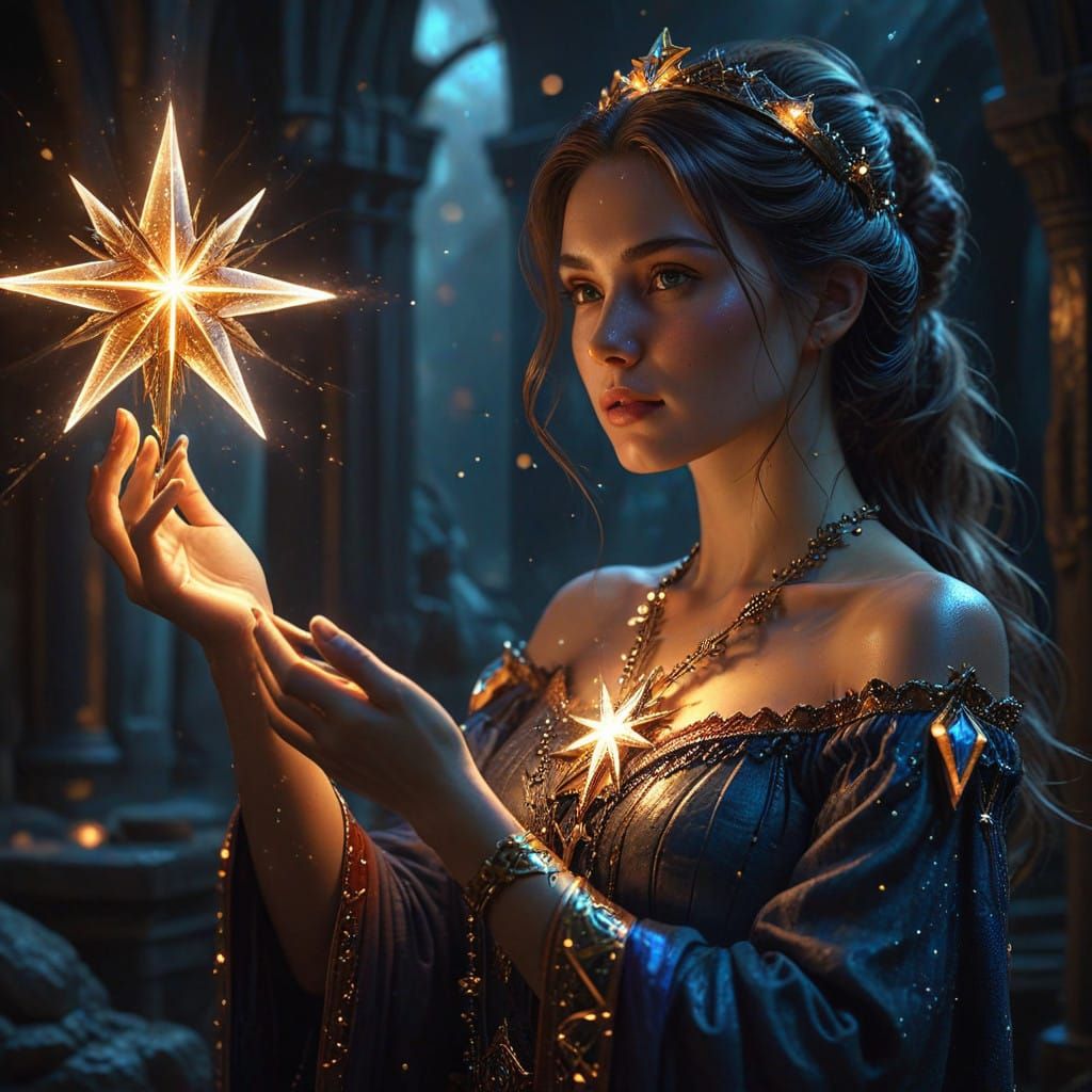 Enchanting Starlight Goddess