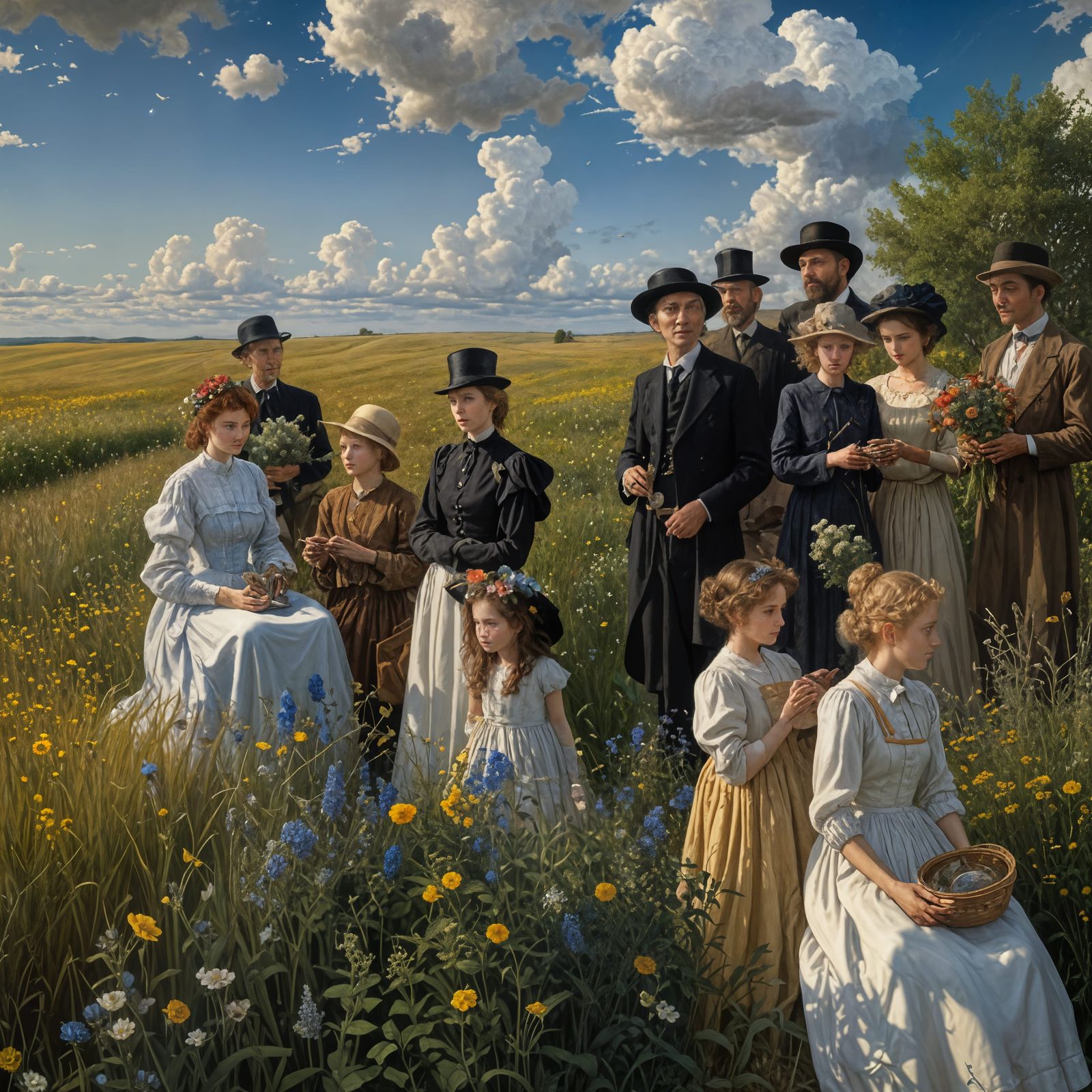 Family and Friends Gather Around on yet Another Sunday...