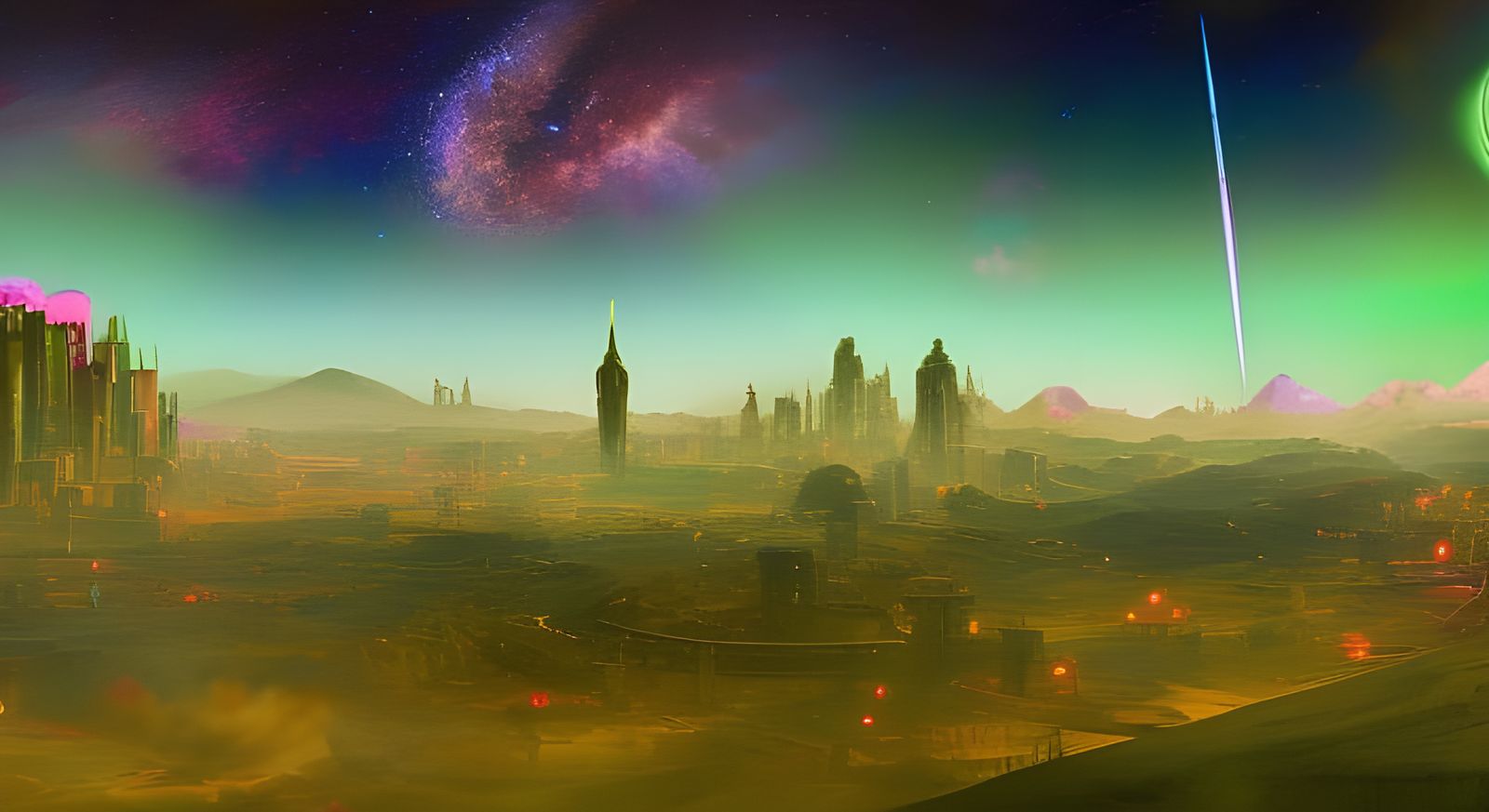 Good Night NC #223: Night Over @Just_A_Nickname City On Planet John Zerzan