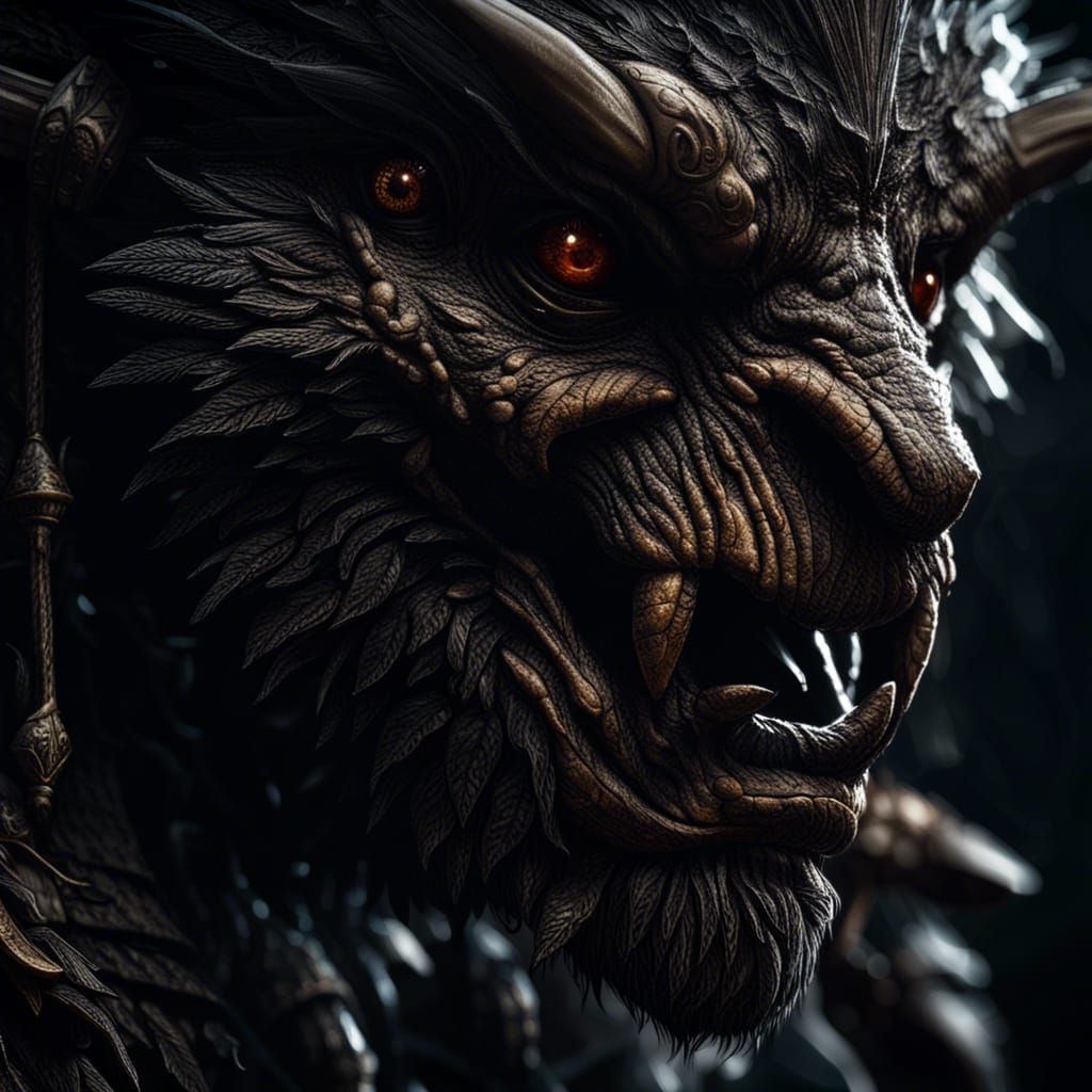 Hyperrealistic Bugbear Image with Intricate Details