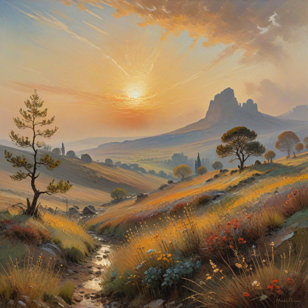 Epic Impressionist Masterpiece of Scroogeland Cataluña