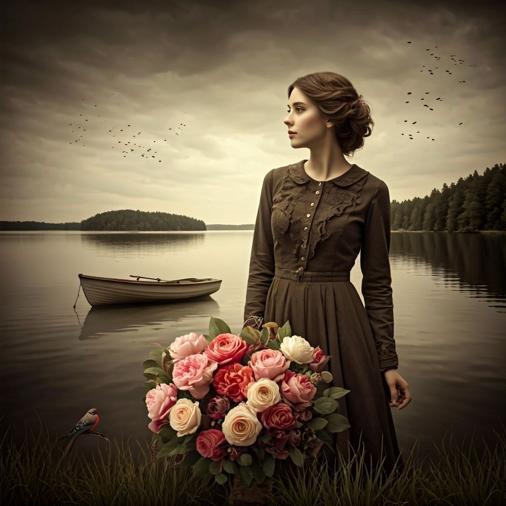 Cinematic Portrait with Vintage Style and Moody Tones