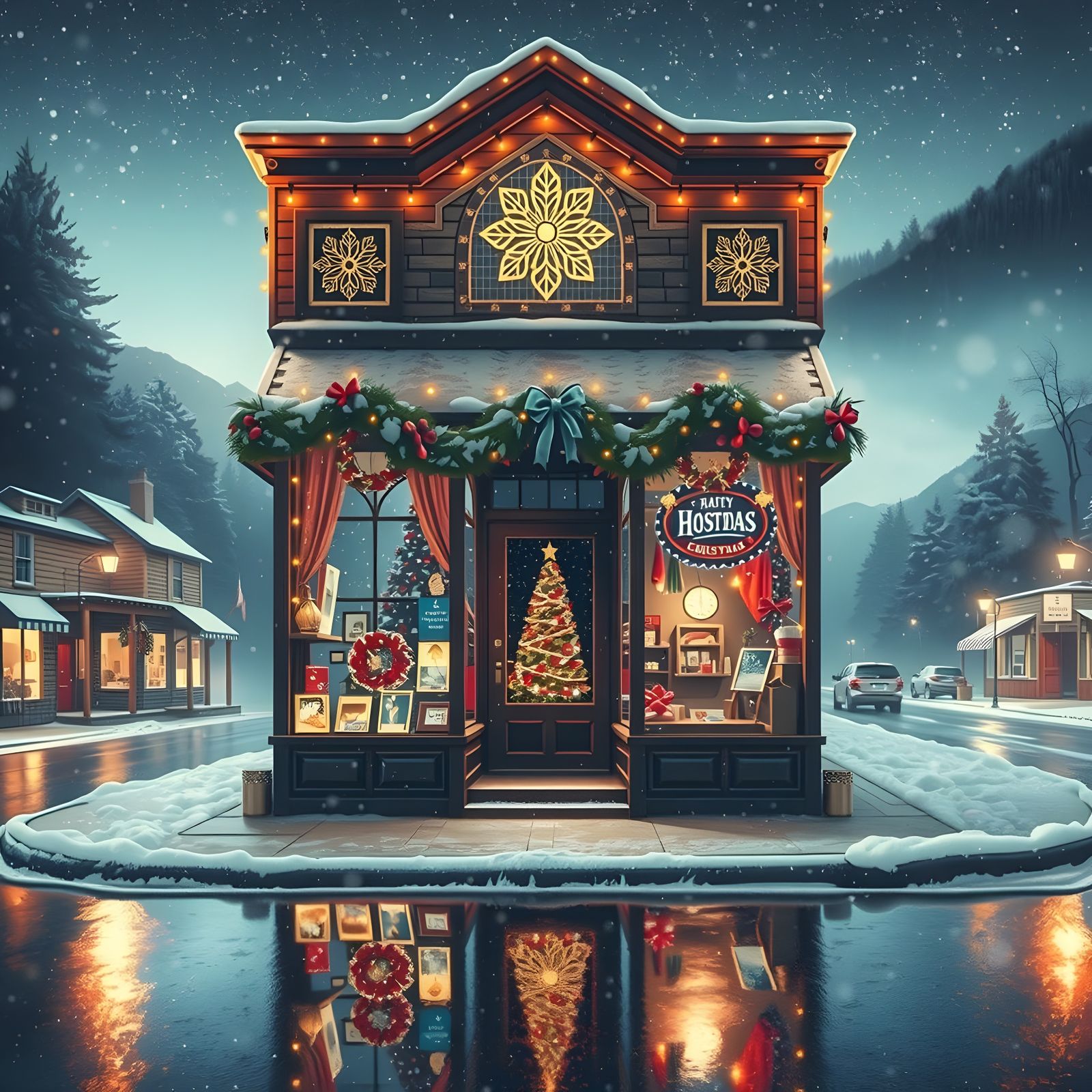 Vintage Christmas in Smoky Mountains