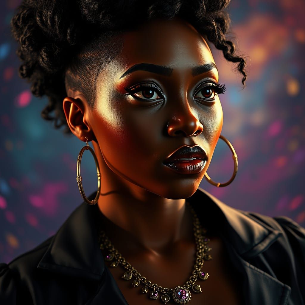 Rasputia: A Dramatic, Hyperrealistic Portrait in Splash Art ...