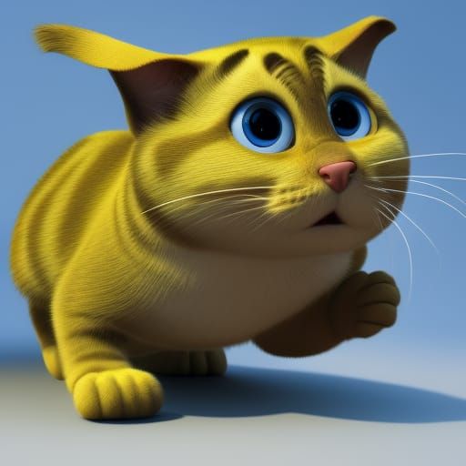 Colorful 3D Render in Pixar Style