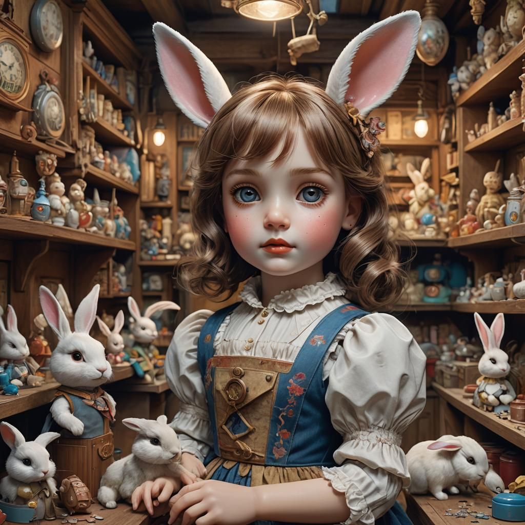 Porcelain Doll in Toy Shop Jigsaw Puzzle