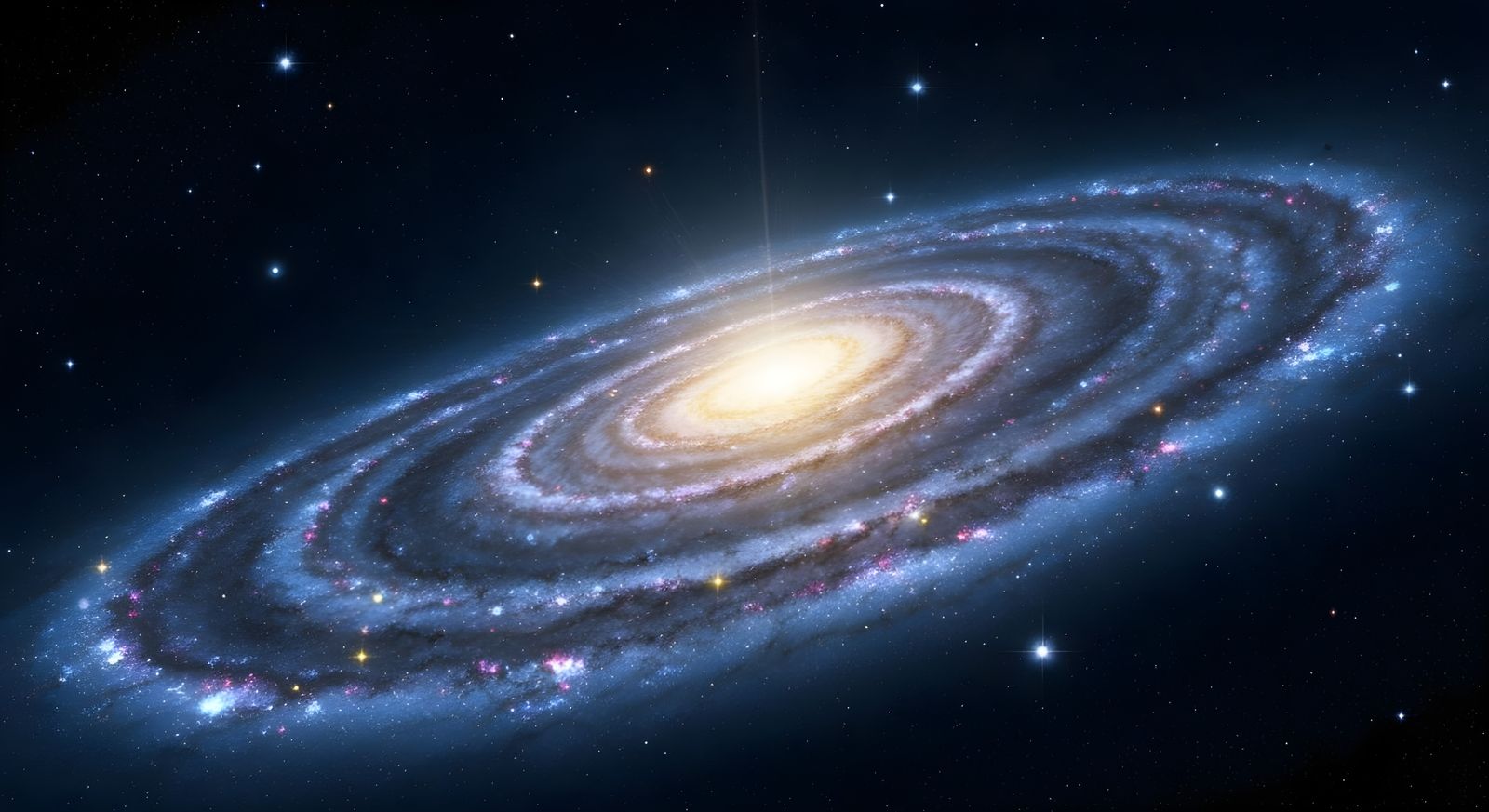 Spiral Galaxy Resembling the Milky Way