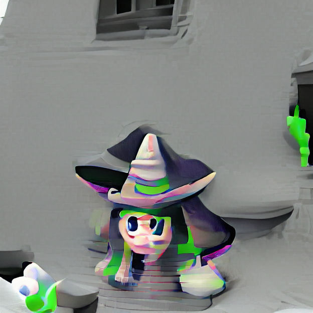 Eerie Witch in Ambient Occlusion