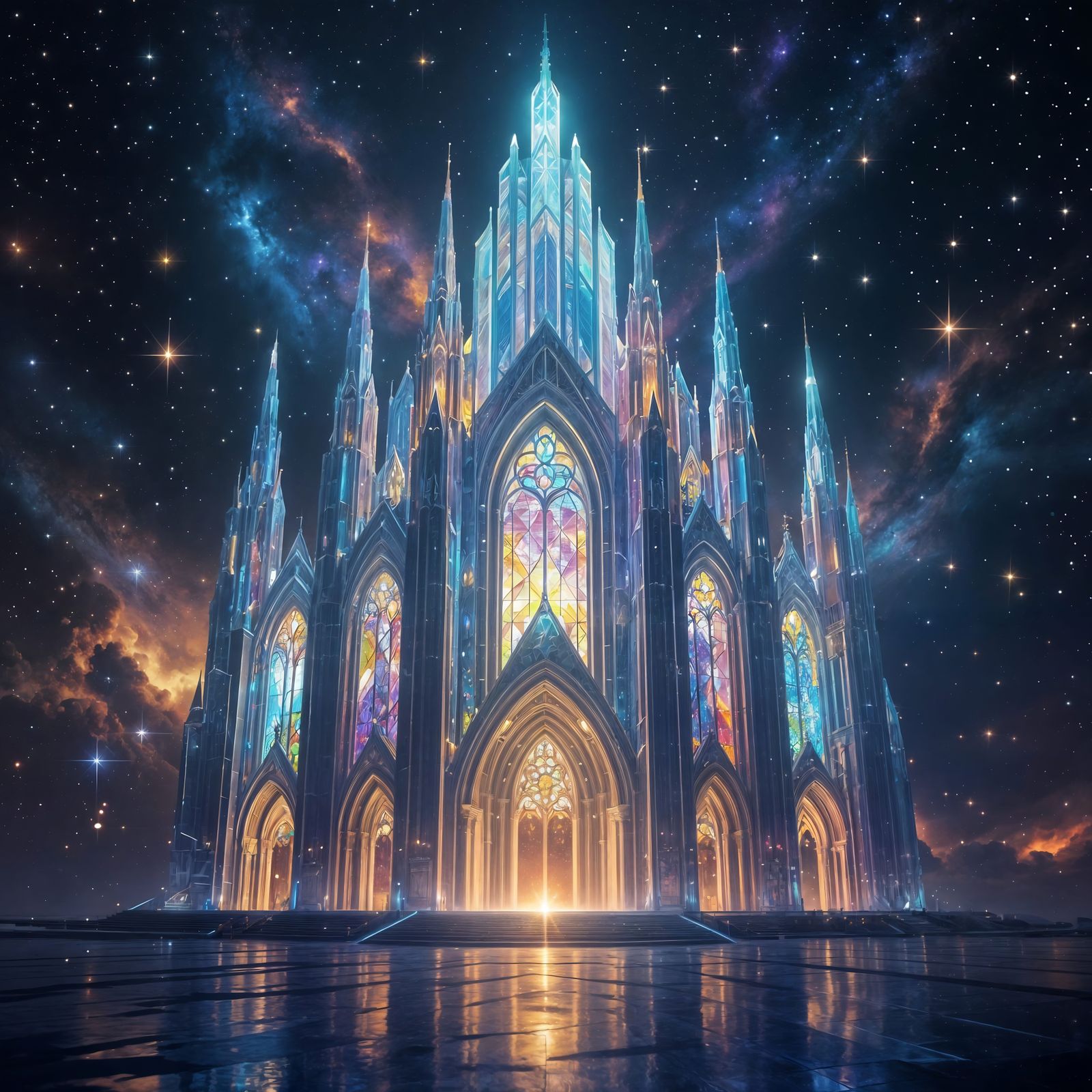 Colossal Energy Cathedral in Deep Space