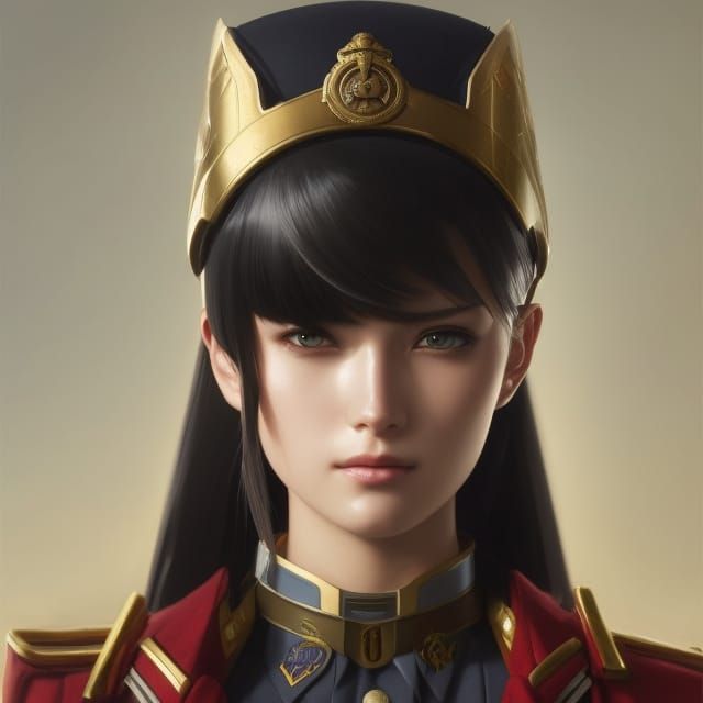 Military Women #4 [British Red Coat]