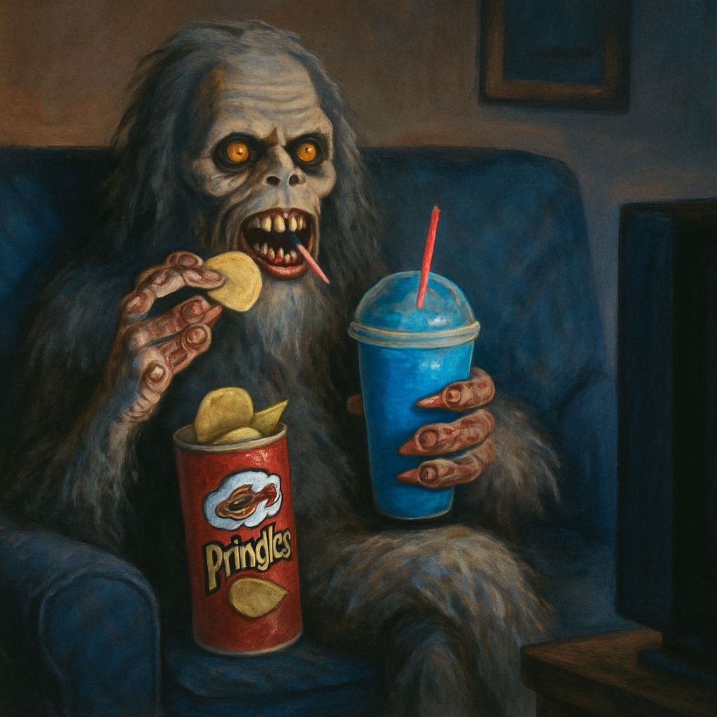 Salt Vampire's Saturday Night: Chips, Slurpee, and TV