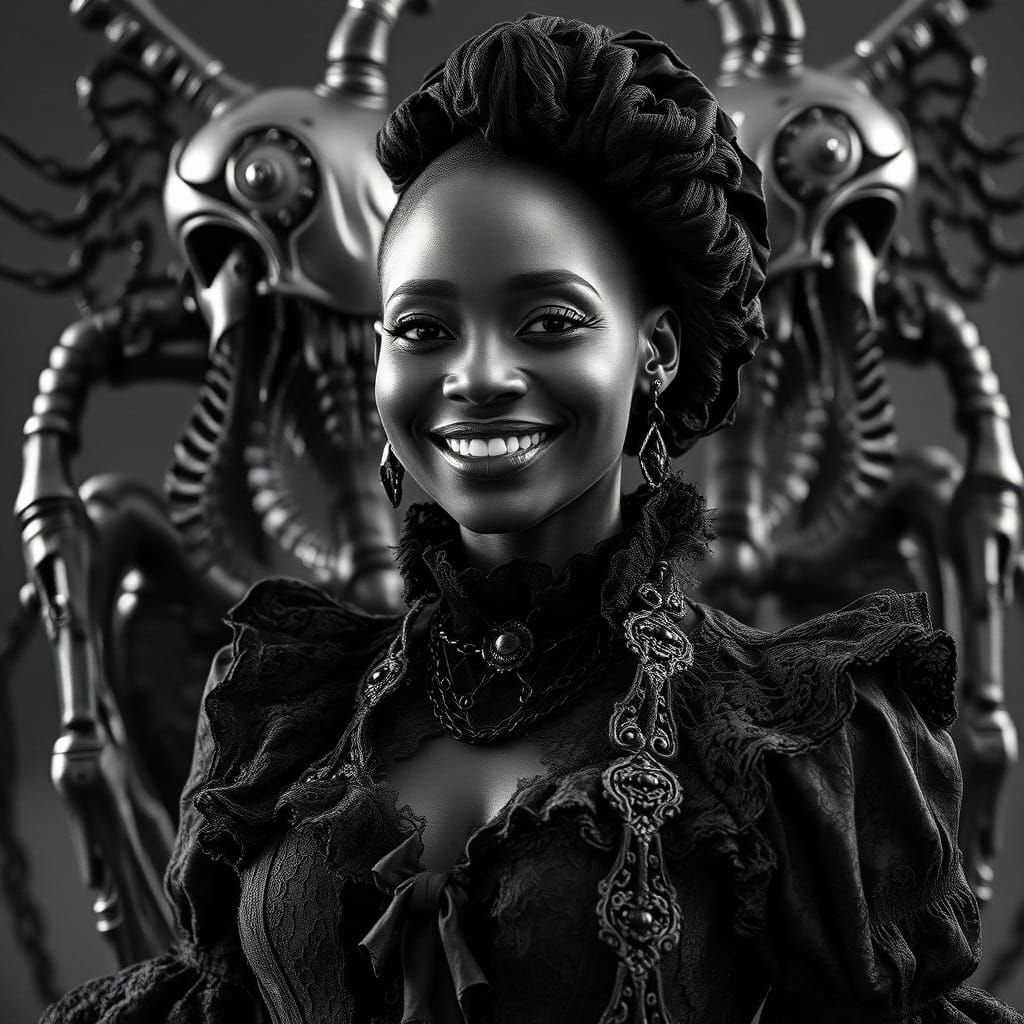 Gothic Beauty in a Biomechanical World