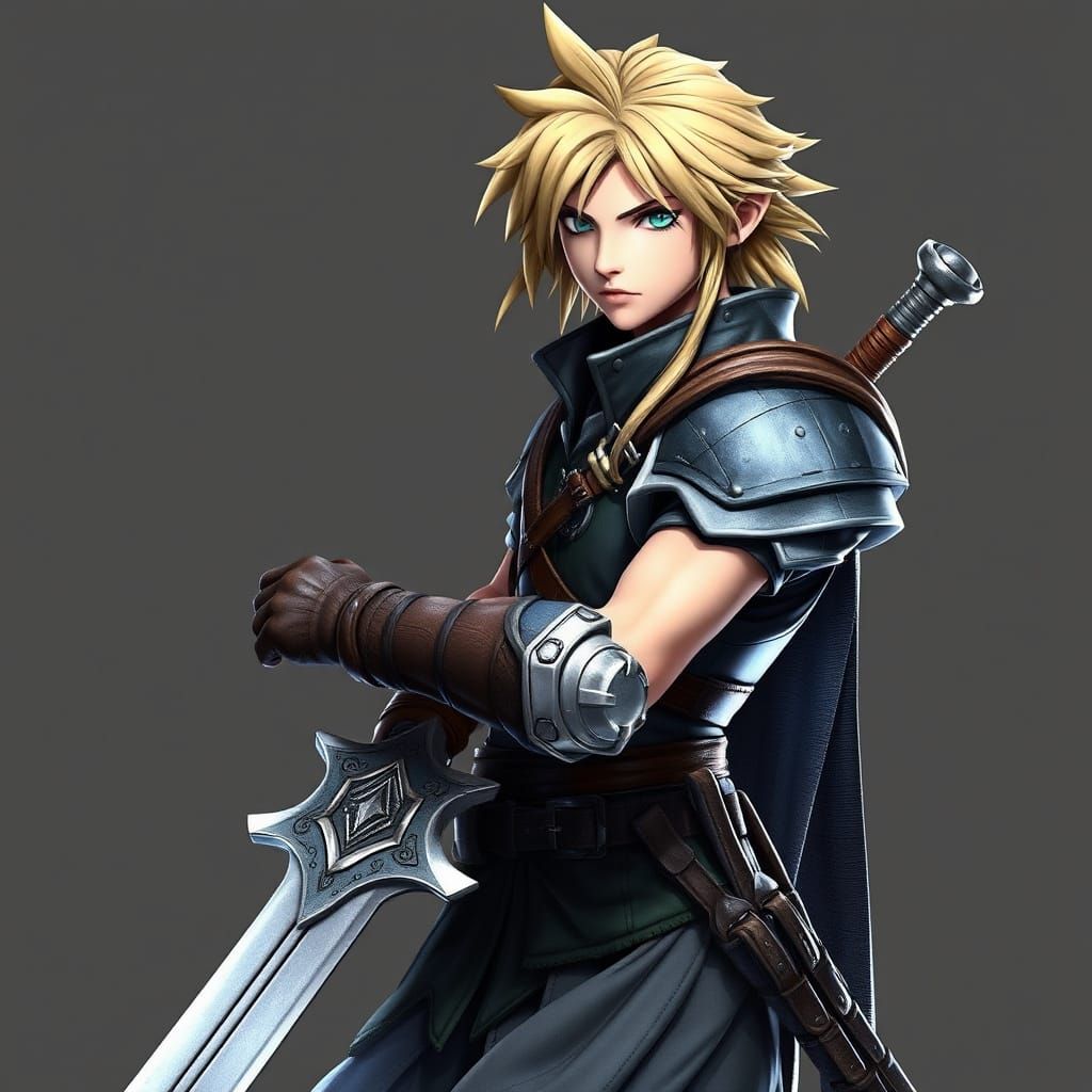 Cloud Strife in Final Fantasy VII