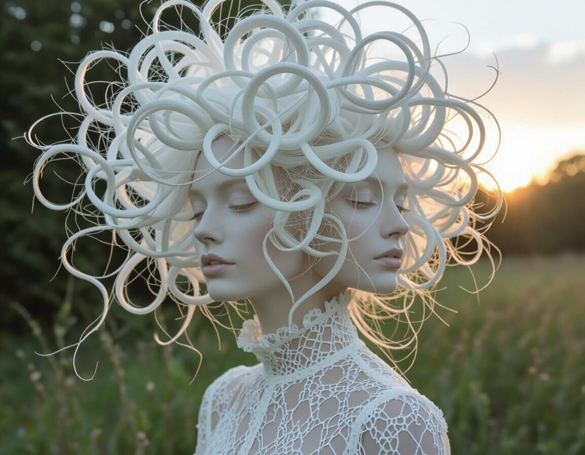 She's Hollow - Mirrors on Nature Mock Her Embodied Ivory-Whi...