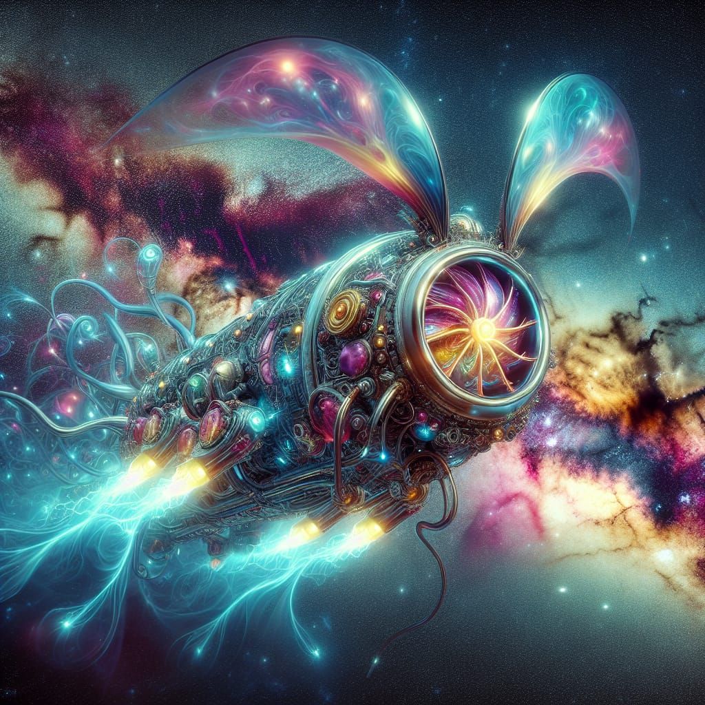 Ethereal Steampunk Cosmos Being