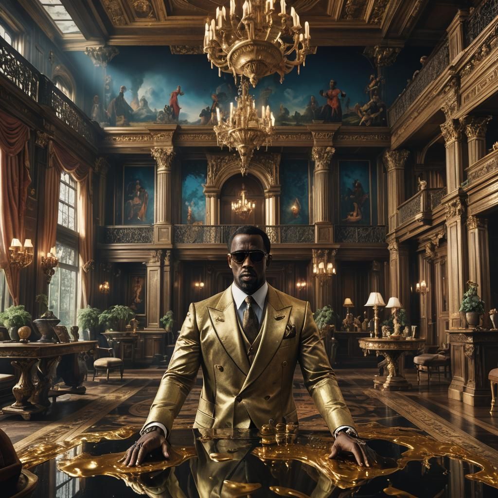 Mansion of Baby Oil: Detailed Matte Painting