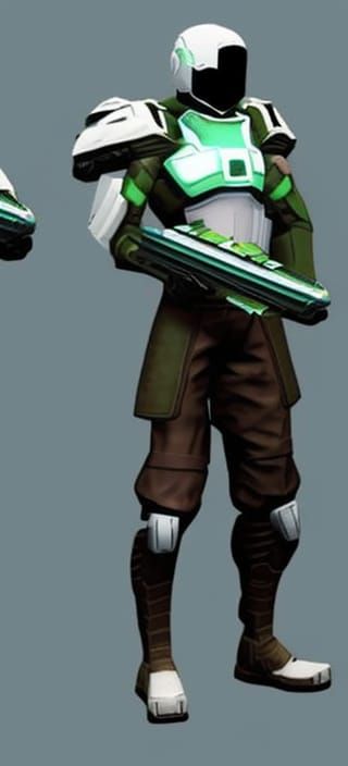 Armored Sci-Fi Soldier Concept Art