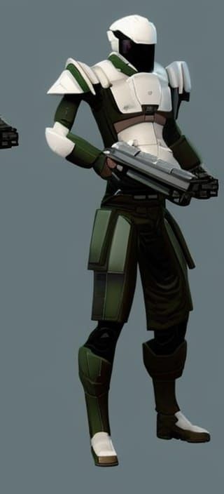 Armored Sci-Fi Soldiers in Tactical Armor