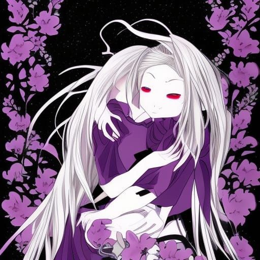 Anime Style Death of a Female Demon