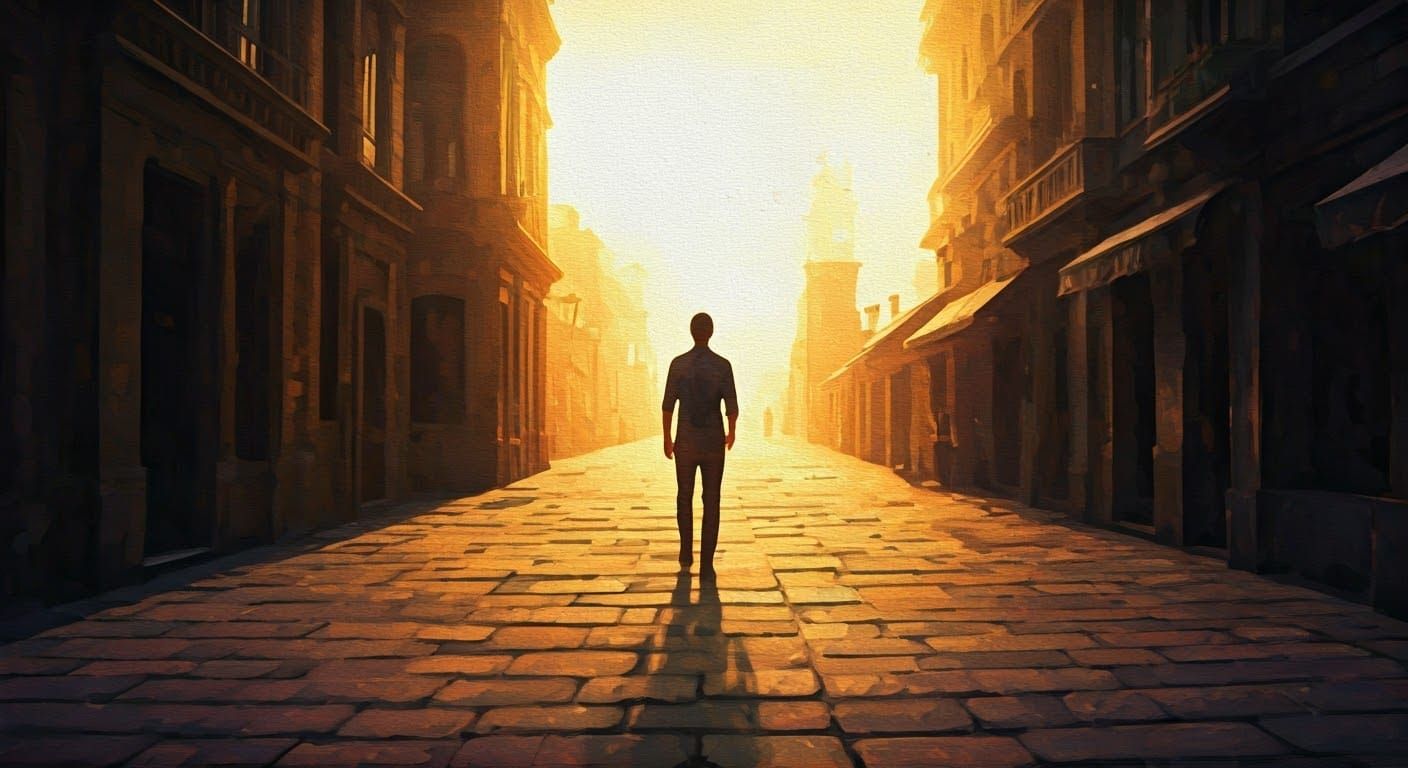 Impressionist Gouache Painting With Thick Brush Strokes