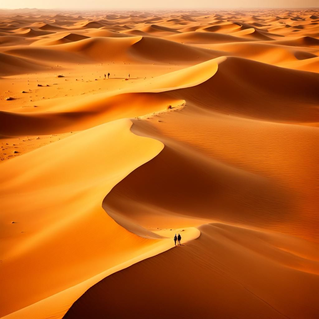 Golden Desert Dreamscapes in Soft Focus