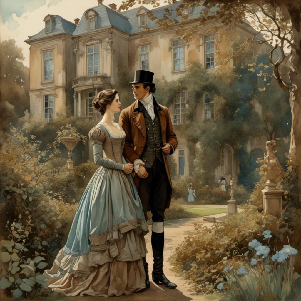 Regency couple