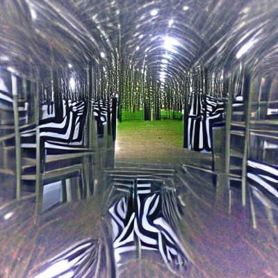 Liminal Infinity Room: A Surreal Exploration