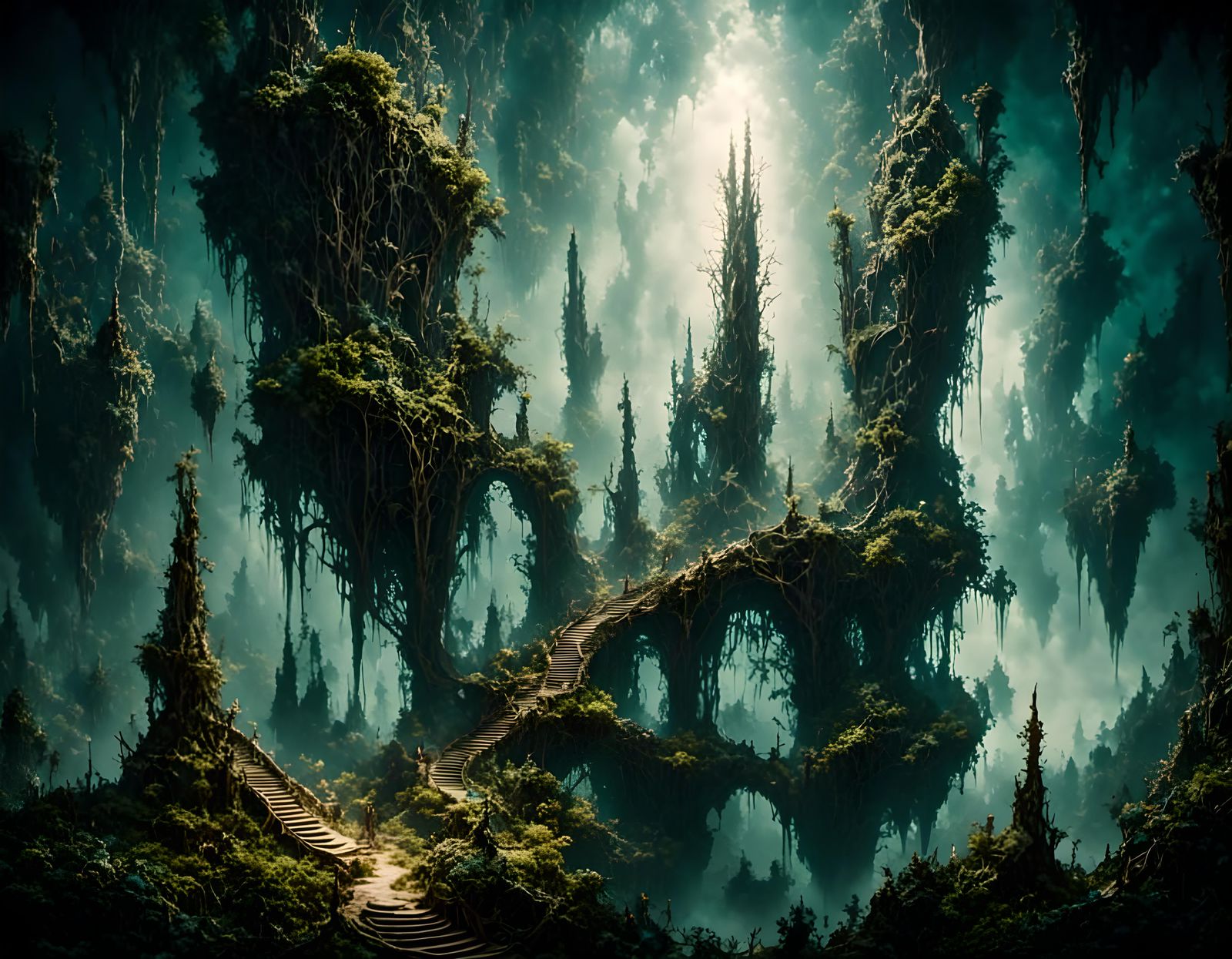 Mystical Vibrant Image Generated with AI