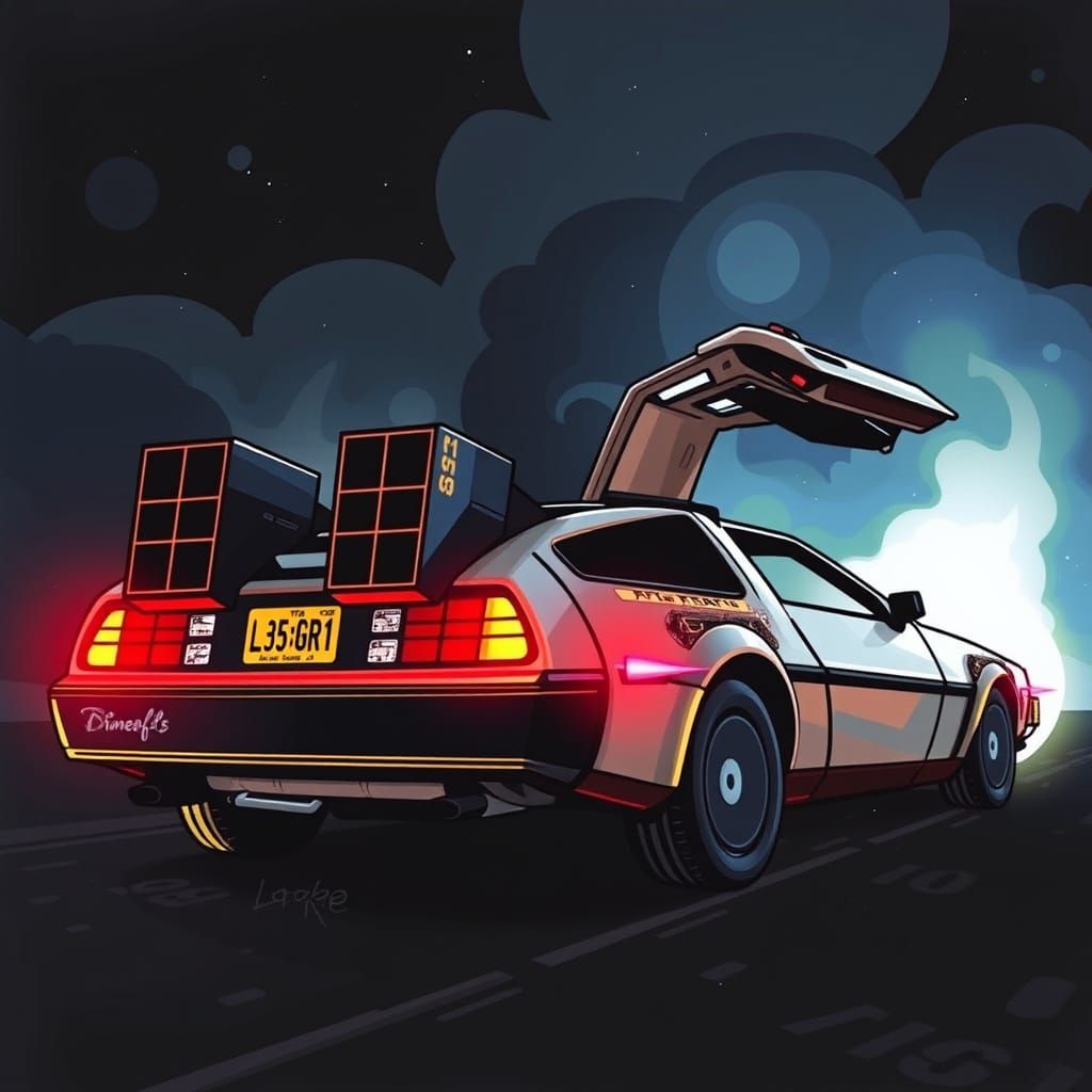 Time Traveler Stranded on a Futuristic Tuesday Night