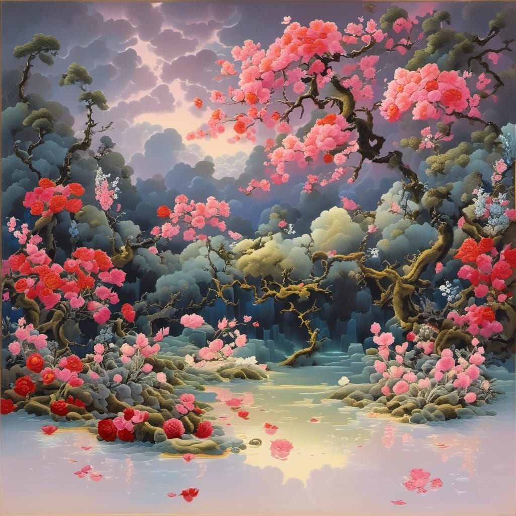 Surreal New Year Celebration Inspired by Surrealist Masters