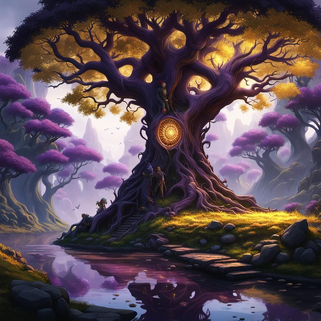 Tree of Life: Dark Fantasy Concept Art