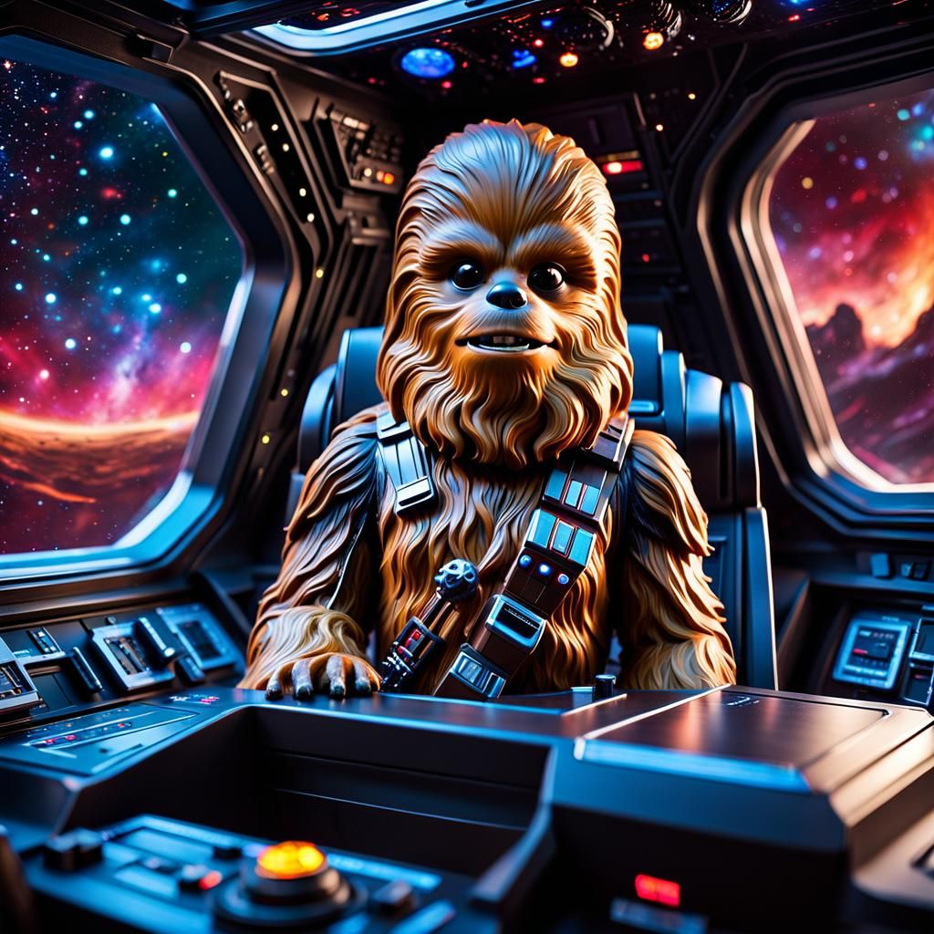 Cosmic Chewbacca: Nebulaic Dashboard in Stunning 8K Detail