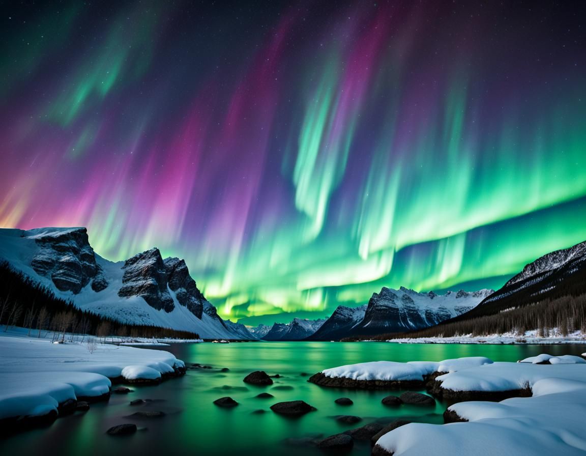 Northern Lights Captured in Stunning Bokeh Photography