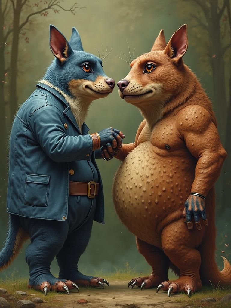 Speculative Biology: Mating Rituals Concept