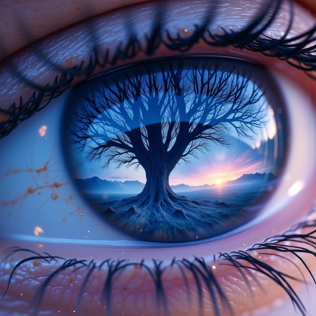 Ethereal Portal to a Mystical Realm in a Hyperreal Landscape