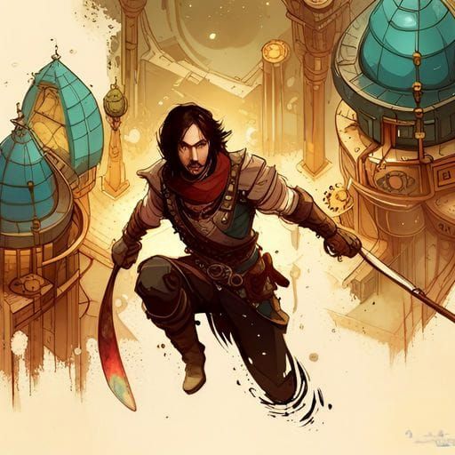 Prince of Persia AI Rendition