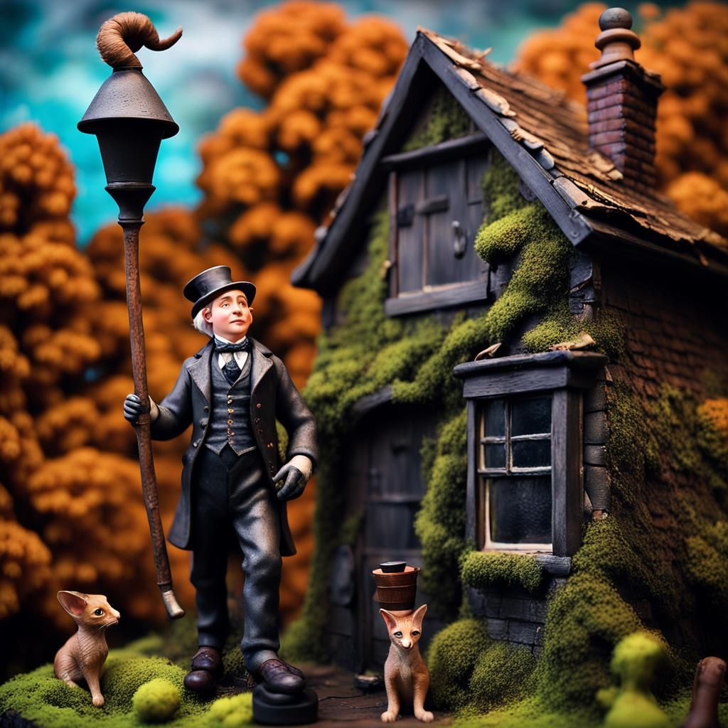 Richie Rich Chimney Sweep in Psychedelic Victorian Scene