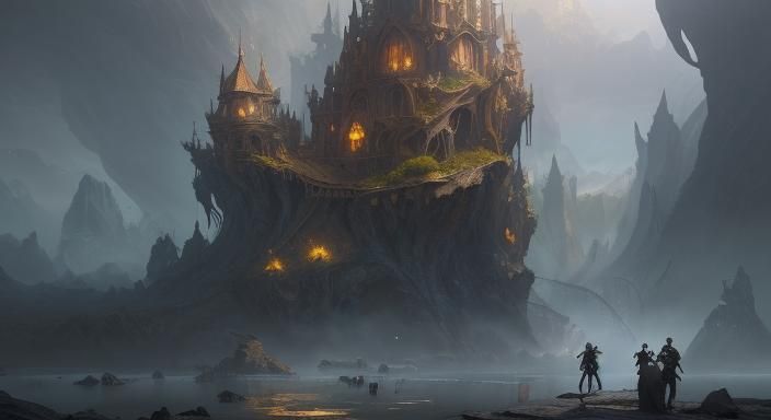 Grotesque Transformation: A Fantastical Vomiting Scene